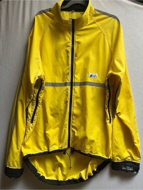 Vintage MEC Reflective Cycling Jacket Windbreaker XL